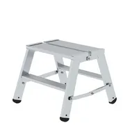 MUNK Trittleiter 50094, 2x  2 Stufen, silber, Aluminium 4031405500945 MUNK