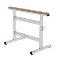 MUNK Arbeitsbock 30400 höhenverstellbar silber, H: 70,0 - 100,0 cm