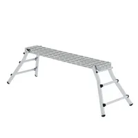 MUNK Arbeitsplattform 30409 ML, 2x 3 Stufen, silber, Aluminium 4031405304093 MUNK