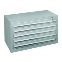SCHULTE Schubladenschrank 36265 5 Schübe 100 x 60 x 50 cm grau abschließbar 4004514276742 SCHULTE