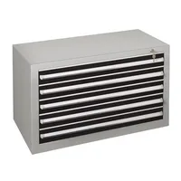 SCHULTE Schubladenschrank 36315 5 Schübe 100 x 60 x 50 cm grau schwarz  abschließbar 4058255113682 SCHULTE