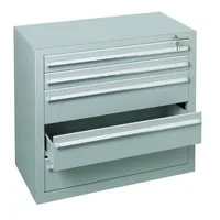 SCHULTE Schubladenschrank  36269  2/3 5 Schübe 100 x 90 x 50 cm grau abschließbar 4004514276780 SCHULTE