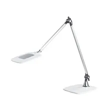 meet powered by Paperflow JIM LED-Tischleuchte silber weiß 860 lm 3-Farben-CCT Sensor Gelenkarm