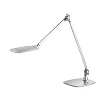 meet powered by Paperflow JIM LED-Tischleuchte silber silber 860 lm 3-Farben-CCT Sensor Gelenkarm