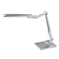 meet powered by Paperflow SANA LED-Tischleuchte silber 550 lm Gelenkarm 3-Farben-CCT ABS+Aluminium