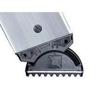 MUNK Stehleiter 33020 nivello, 2x 10 Stufen, schwarz/silber, Aluminium 4031405330207 MUNK