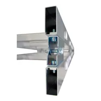 MUNK Stehleiter 33012 nivello, 2x 6 Stufen, schwarz/silber, Aluminium 4031405330122 MUNK