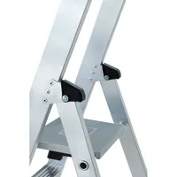 MUNK Stehleiter 40105 nivello, 1x 5 Stufen, silber, Aluminium 4031405401051 MUNK