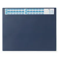 Durable Schreibunterlage 7204-07 mit Kalenderstreifen dunkelblau 65x52cm Kunststoff 4005546711454 Durable