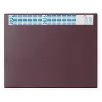 Durable Schreibunterlage 7204-03 mit Kalenderstreifen rot 65x52cm Kunststoff 4005546713229 Durable