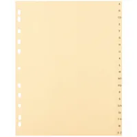 A-Z Register volle Höhe