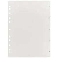 Zahlenregister DIN A4