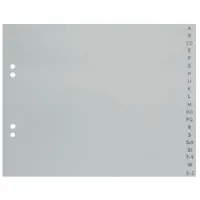 A-Z Register DIN A4 halbe Höhe