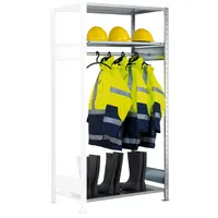 SCHULTE Anbauregal 14155 silber 75,0 x 60,0 x 200,0 cm 4004514257185 SCHULTE