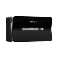 Satino by WEPA Toilettenpapierspender Jumbo Doppel Centerfeed schwarz