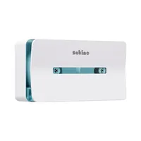 Satino by WEPA Toilettenpapierspender Jumbo Doppel Centerfeed weiß