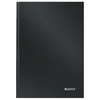 Leitz Notizbuch 46670095, Solid, schwarz, A5, liniert, 80g, 80 Blatt / 160 Seiten 4002432117000 Leitz