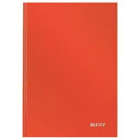 Leitz Notizbuch 46670020, Solid, rot, A5, liniert, 80g, 80 Blatt / 160 Seiten 4002432116973 Leitz