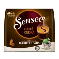 Jacobs Kaffeepads Senseo Caffe Crema 4422738006, 16 Stück, Pads im Portionsbeutel 8711000452745 Jacobs 16 Stück