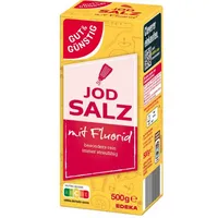 Gut und Günstig Jodsalz mit Fluorid 844548009 4311596410828 Gut und Günstig 500 Gramm