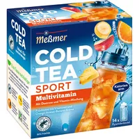 Messmer Tee Cold Tea Sport 108243, Multivitamin mit Dextrose, in Beuteln 4002221050150 Messmer 14 Stück