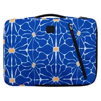 Exacompta Laptophülle Flower Kunstfaser blau bis 40,6 cm (16 Zoll) 3130630173533 Exacompta