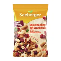 SEEBERGER Studentenfutter Cranberry 4617601 125g 4008258461006 SEEBERGER 125 Gramm