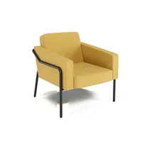 meet powered by Paperflow Sessel MEDSO L gelb schwarz Stoff 3660141964455 meet powered by Paperflow