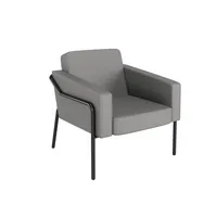 meet powered by Paperflow Sessel MEDSO L grau schwarz Kunstleder 3660141964479 meet powered by Paperflow