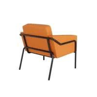meet powered by Paperflow Sessel MEDSO L orange schwarz Kunstleder 3660141964493 meet powered by Paperflow