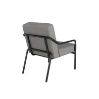 meet powered by Paperflow Sessel MEDSO M grau schwarz Kunstleder 3660141964172 meet powered by Paperflow