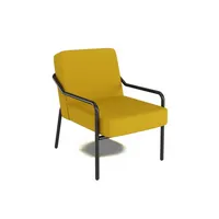 meet powered by Paperflow Sessel MEDSO M gelb schwarz Kunstleder 3660141964219 meet powered by Paperflow