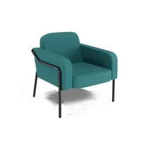 meet powered by Paperflow Sessel MEDSO L Rund blau schwarz Stoff 3660141964585 meet powered by Paperflow