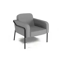 meet powered by Paperflow Sessel MEDSO L Rund grau schwarz Kunststoff 3660141964691 meet powered by Paperflow