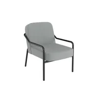meet powered by Paperflow Sessel MEDSO M Rund grau schwarz Stoff 3660141964264 meet powered by Paperflow