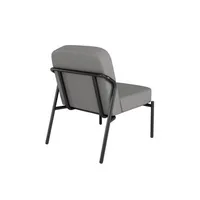 meet powered by Paperflow Sessel MEDSO S Rund grau schwarz Kunstleder 3660141964028 meet powered by Paperflow