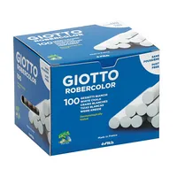 Giotto Tafelkreide Robercolor 538800 100er Karton weiß rund 10x80mm 8000825538407 Giotto 100 Stück