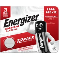 Energizer Knopfzellen Professional, LR44 / A76, 1,5 Volt 7638900453867 Energizer 12 Stück