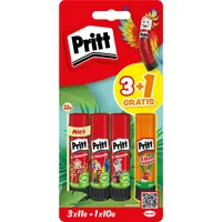 Pritt Klebestift 9H PBS4B ORIGINAL Mini, 3x11g & 1x10g, Multipack 4057278005363 Pritt 3 Stück