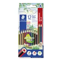Staedtler Buntstifte-Set Noris colour Promotion 10+2, 185 C12P, 12-farbig sortiert, sechskant, Packung 4007817018132 Staedtler 12 Stück