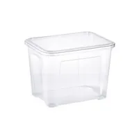 Tontarelli Aufbewahrungsbox Combi Box 8035652000, 18 Liter, mit Deckel, außen 377x277x278mm, Kunststoff transparent 8009404179345 Tontarell