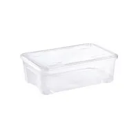 Tontarelli Aufbewahrungsbox Combi Box 8035653000, 29,5 Liter, mit Deckel, außen 582x380x188mm, Kunststoff transparent 8009404179352 Tontare