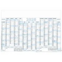Zettler Plakatkalender 915 100x70cm 14 Monate blau 2026 VE=5 Stück