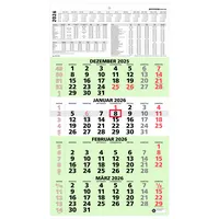 Zettler 4-Monatskalender 959 33x63,5cm Recycling 2026