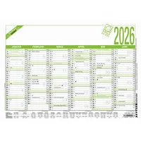 Zettler Arbeitstagekalender 907 A4 29,7x21cm Recycling 2026
