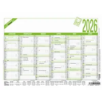 Zettler Arbeitstagekalender 904 A5 21x14,8cm Recycling 2026