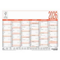Zettler Arbeitstagekalender 907 A4 29,7x21cm 2026
