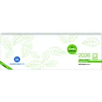 Zettler Querkalender 126-0700, Giganta, 1 Woche / 2 Seiten, 42,2x14,8cm (BxH), 2026 4069095000438 Zettler