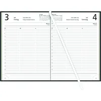 Zettler Buchkalender 876-0701, farbig sortiert (freie Farbauswahl nicht möglich), 1 Tag / 1 Seite, 14,5x21cm (BxH), 2026 4069095001336 Z