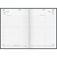 Rido Buchkalender 70-21 813 906, Chefplaner, schwarz, 1 Tag / 1 Seite, 14,5x20,6cm, 2026 4003273790513 Rido